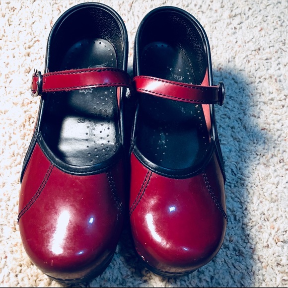 Dansko Shoes - Dansko Red Clogs/Flats